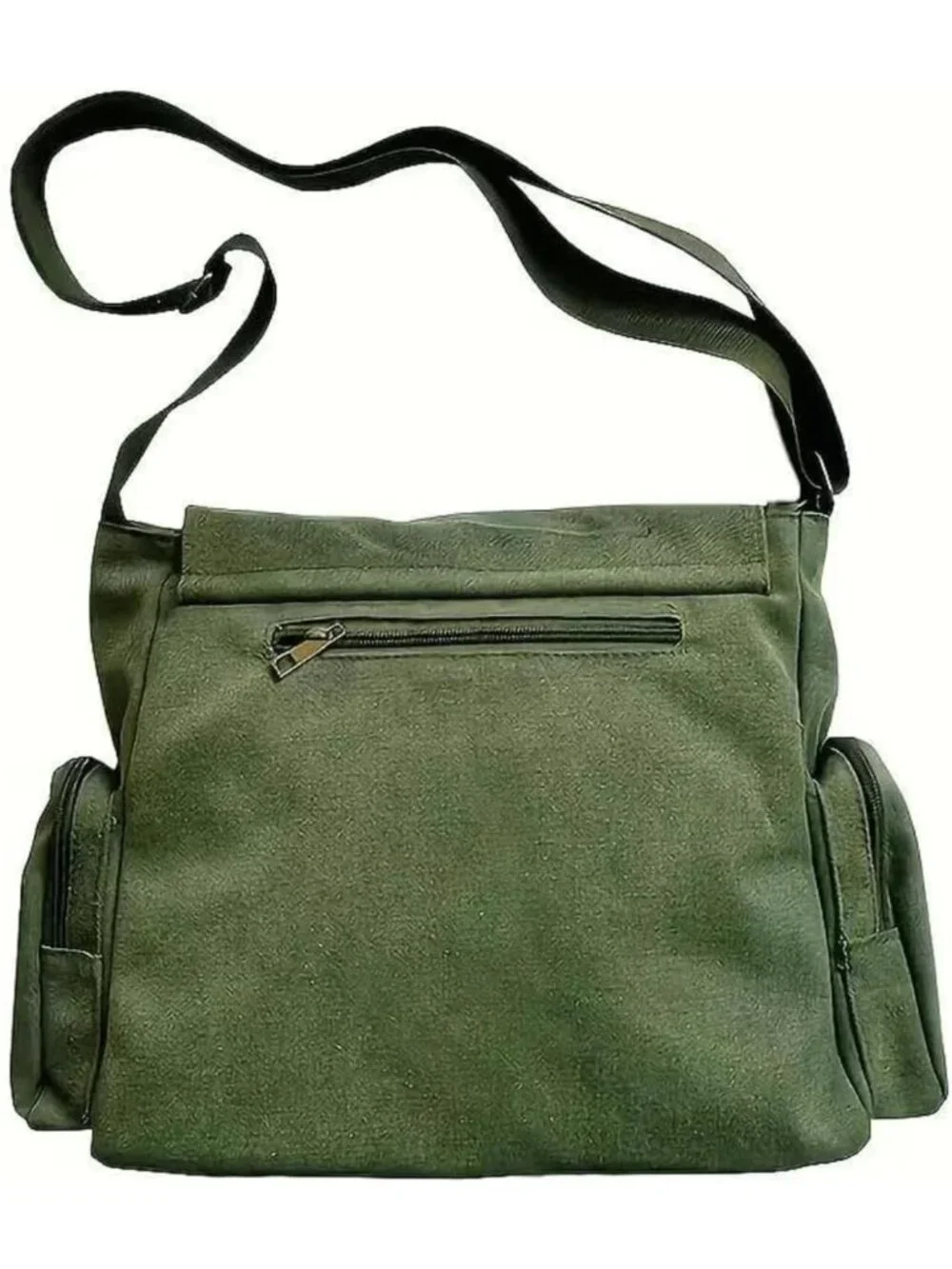 Cute Patterned Canvas Messenger Bag | Lightweight Crossbody Purse with Pockets